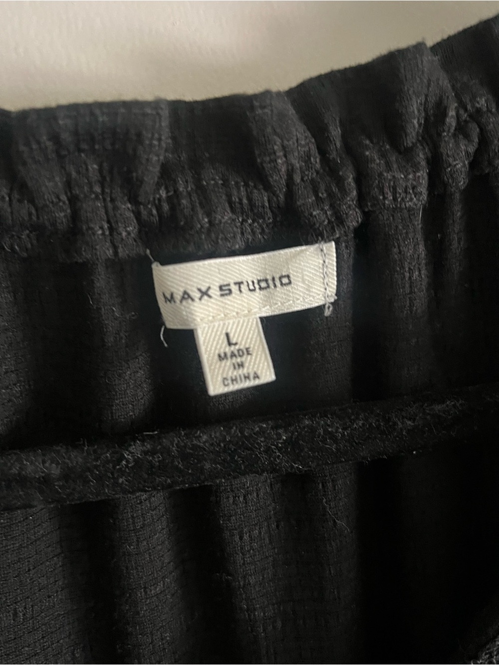Max Studio Black Sleeveless Tiered Dress with Tie Detail - Picture 2 of 3